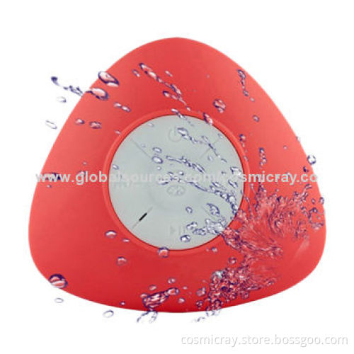 Waterproof Bluetooth Speaker, Supports TF Card with Handsfree, FM Radio, Fashionable Button Design